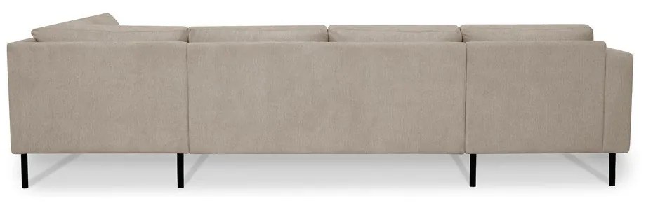 Bézs sarokkanapé (jobb oldali-U alakú) Hero – Scandic