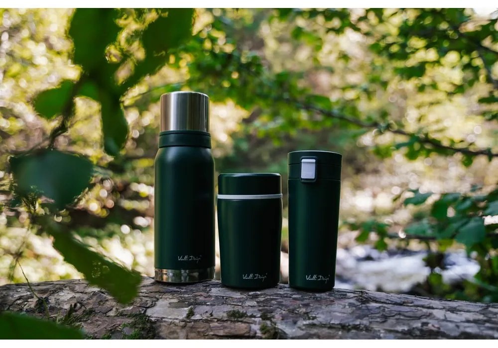 Fuori zöld thermo utazóbögre, 400 ml - Vialli Design