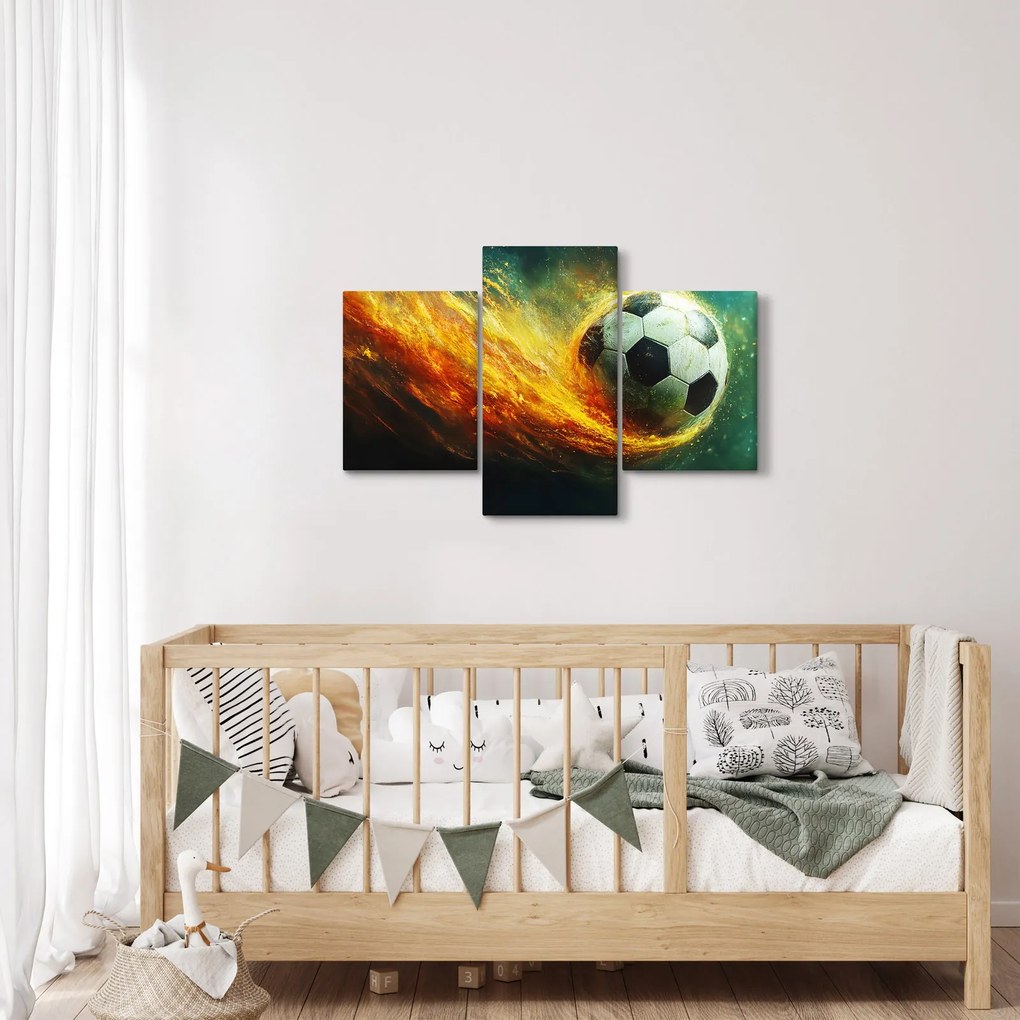 Kép - Focilabda repülés közben (90x60 cm)