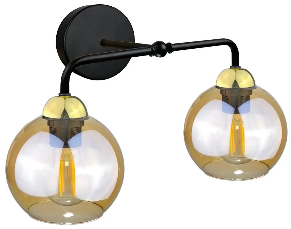 Fali lámpa MELLE GOLD 2xE27/60W/230V