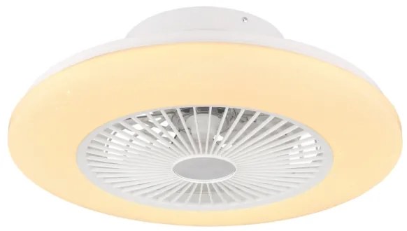 Globo 03628 - LED Dimmelhető mennyezeti lámpa ventilátorral LED/30W/230V + távirányító