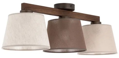 Brilagi - LATTE SABIA felületre szerelhető mennyezeti csillár 3xE27/15W/230V fenyő/mix