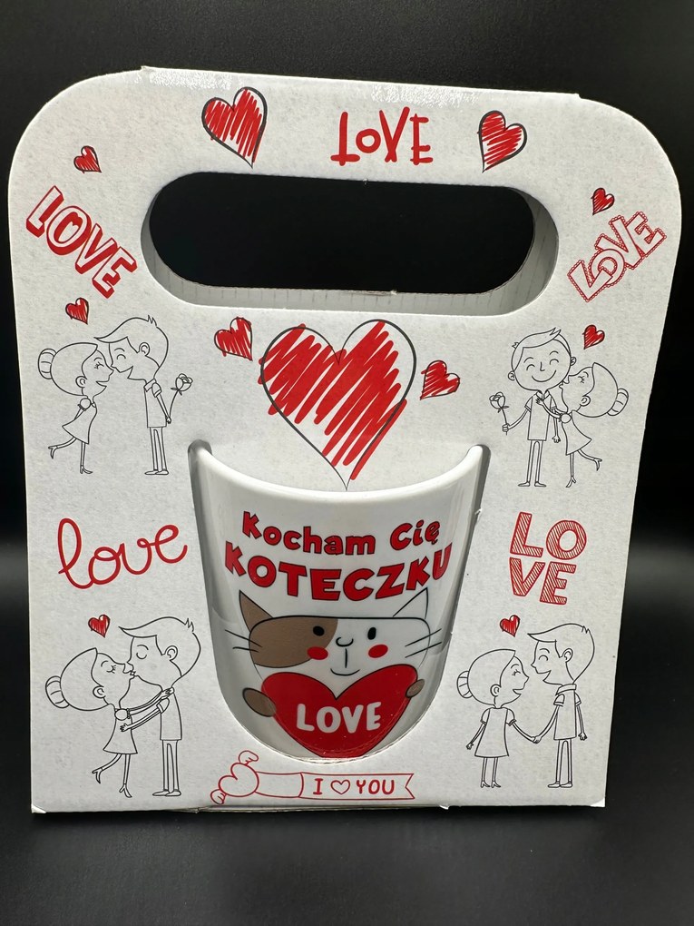 Valentin nap Bögre Szeretlek Cica