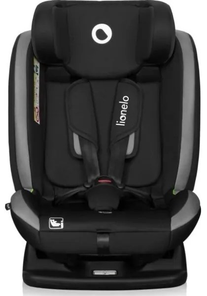Lionelo - Autósülés AART i-Méret 40-150 cm fekete/szürke