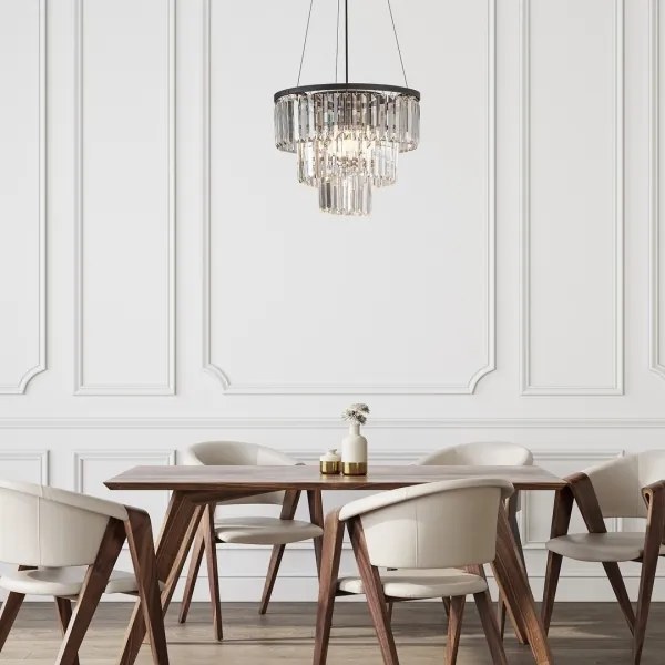 Rabalux 72265 - Csillár zsinóron ELOISA 3xE27/25W/230V