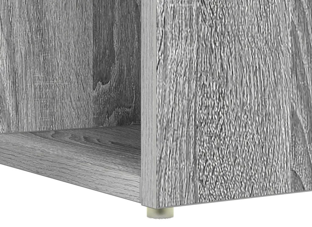Íróasztal Szürke Sonoma MDF, laminált Közepes Szürke íróasztal