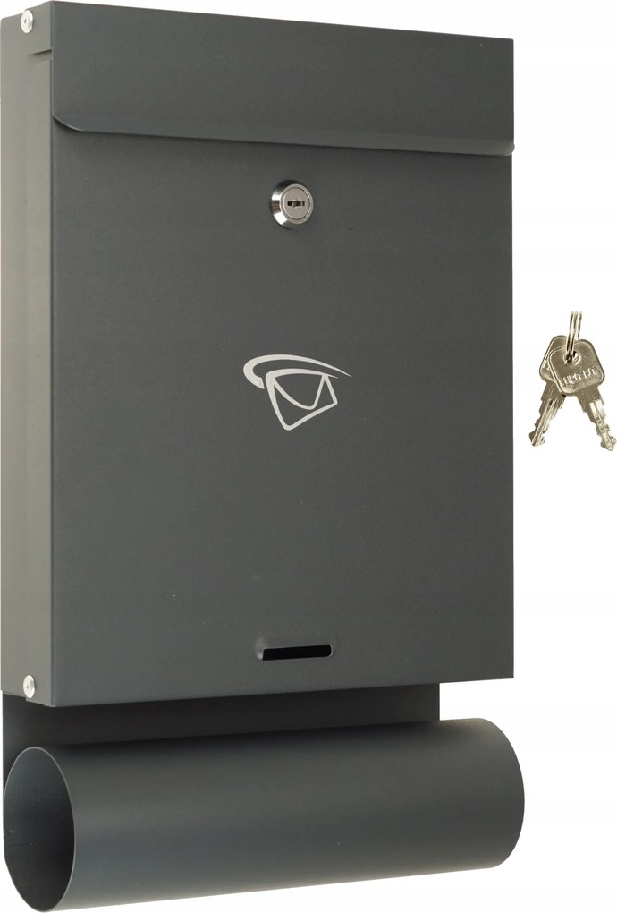 Postaláda Bedobó 40 x 25 CM Nagy Grafit Lengyel