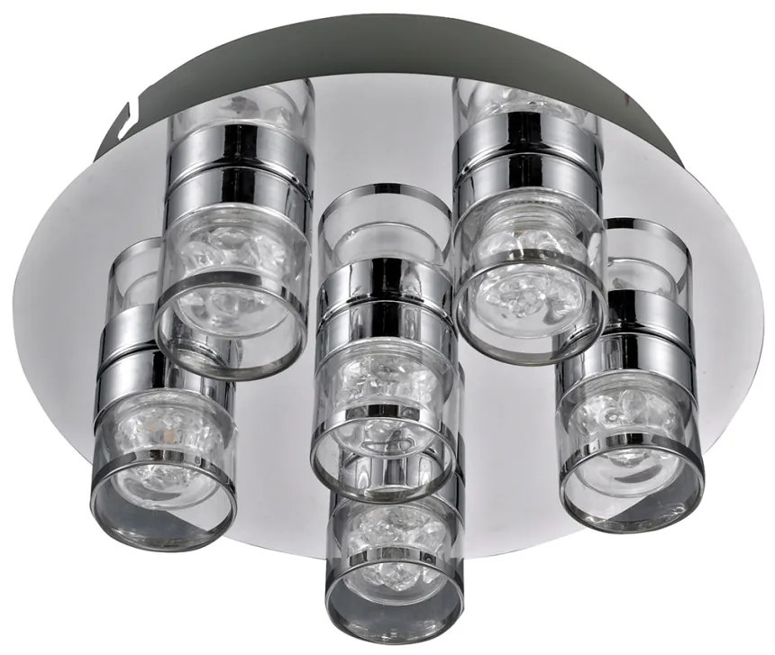 Italux MARC HD-520M-06-1340 CH Süllyesztett mennyezeti lámpa 6x5,5W/LED