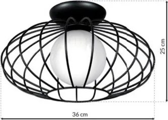 Mennyezeti lámpa KRONOS 1xE14/40W/230V