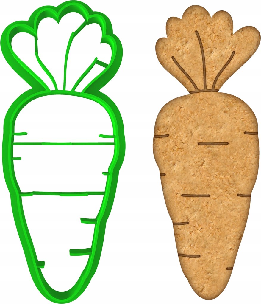 Húsvéti Mézeskalács Forma Húsvéti Répa 10cm