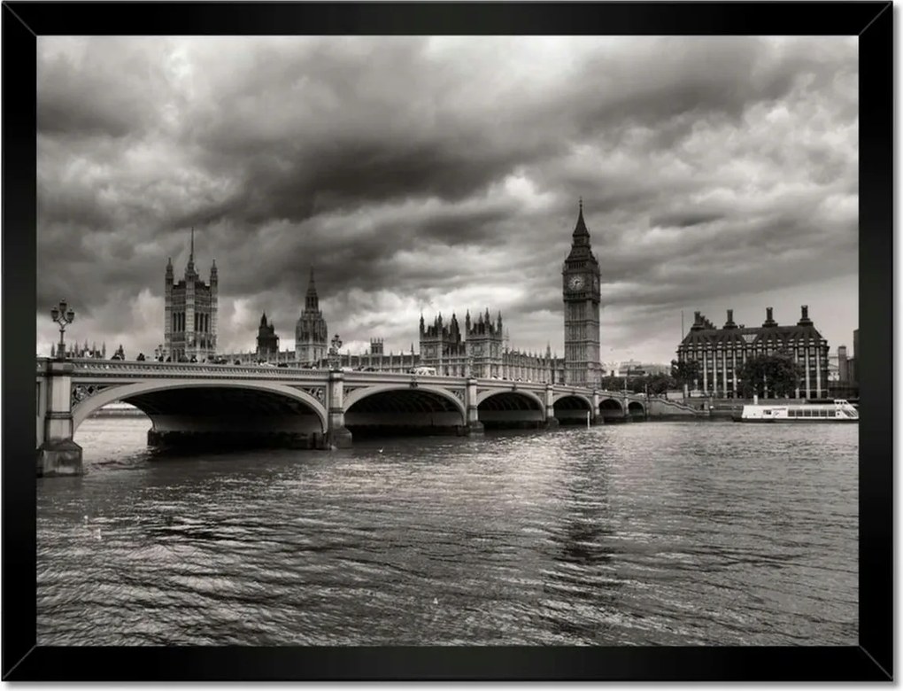 Poszterek keretben 40x30 Westminster híd