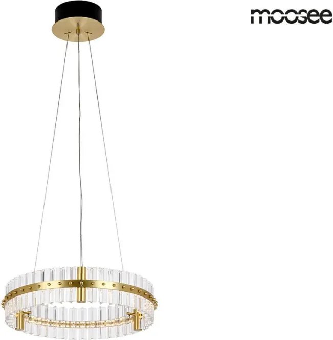 KING HOME MSE010100165 SATURNUS Kristály Függesztett Lámpa Arany LED IP20
