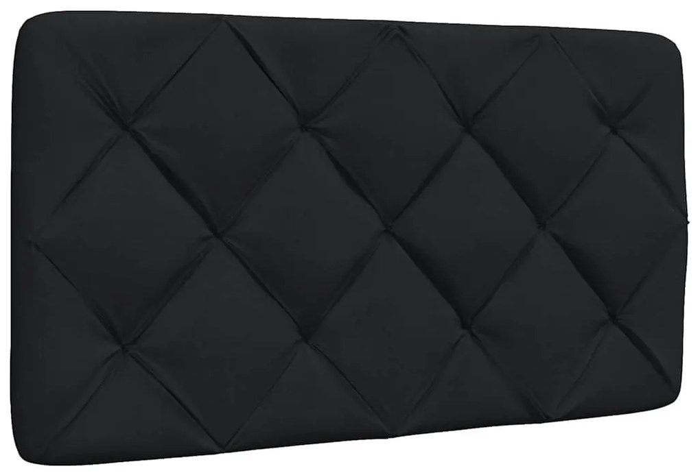 fekete szövet ágykeret LED-es matrac nélkül 80x200 cm 80x200 cm