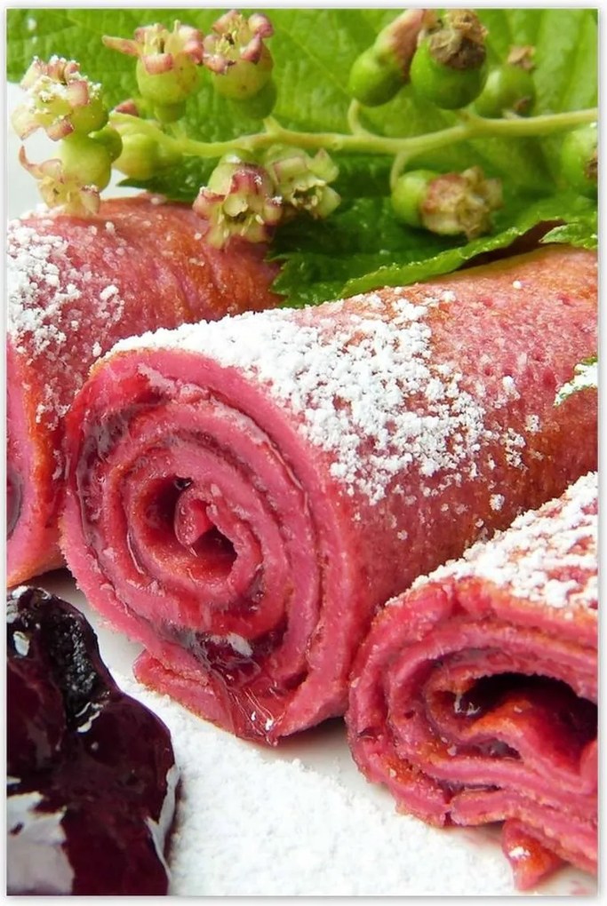 Poszterek 80x120 Málnás finomságok Gyümölcsök