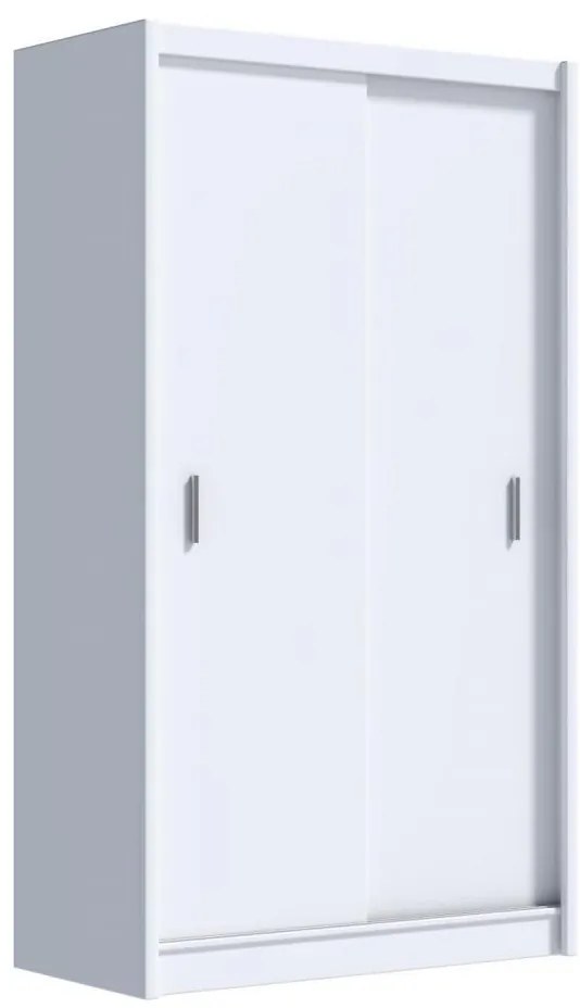 SAPHIRA tolóajtós gardrób 150x215 cm, fehér