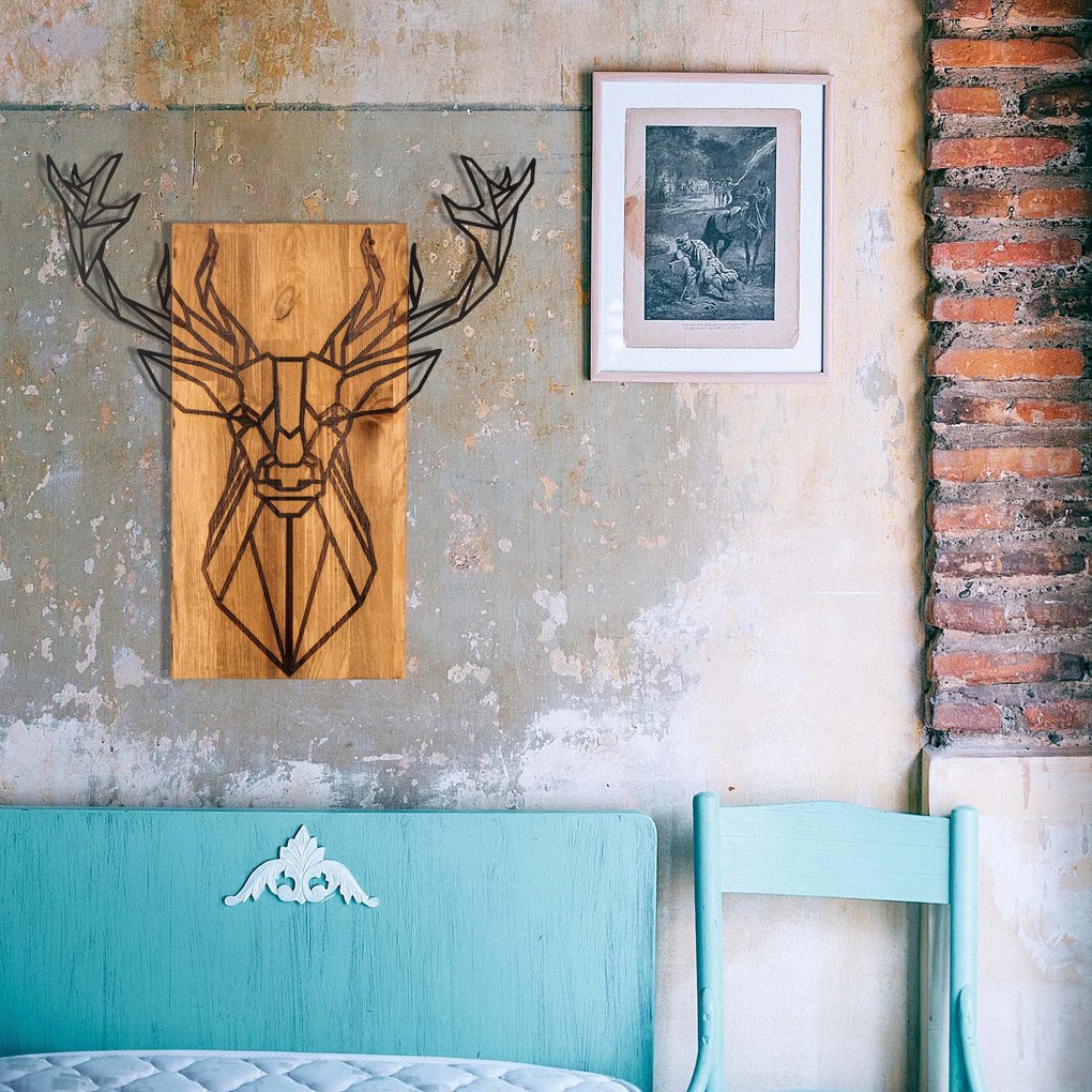 Fa fali dekoráció, Deer