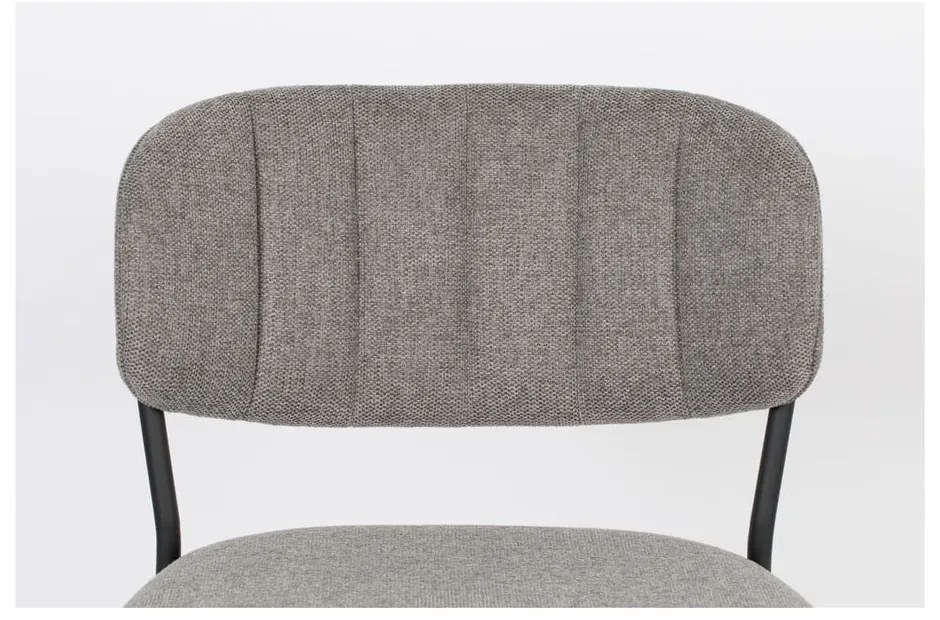 Szürke bárszék szett 2 db-os 89 cm Jolien – White Label