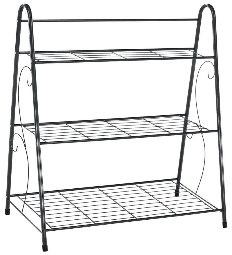 Veruma fém állvány, sötétszürke