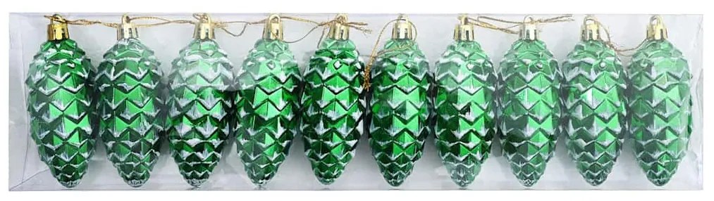 Karácsonyi tobozlabda 40 pcs Zöld