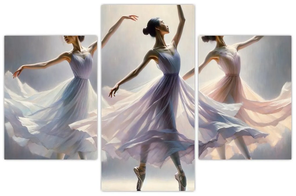 Kép - Három balerina (90x60 cm)