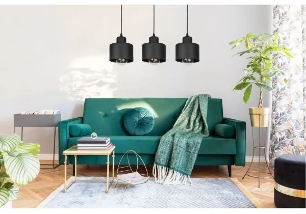 Csillár zsinóron BODO 3xE27/60W/230V