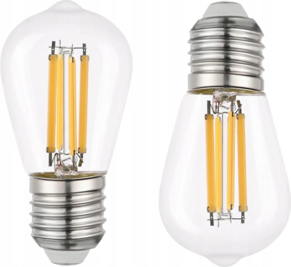 Izzó E27 ST45 4W 470lm 3000K meleg szín Oro Claro éjjeli lámpa