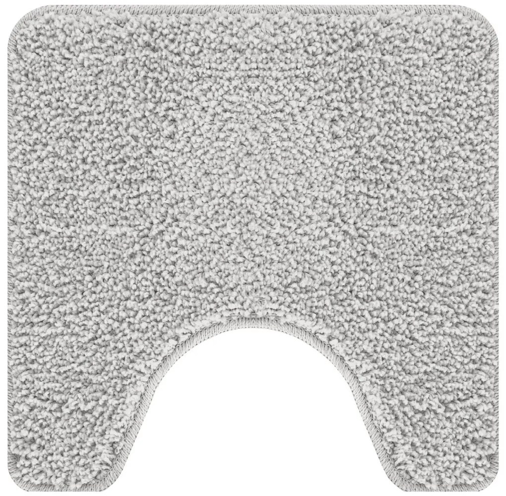 Csúszásmentes fürdőszőnyeg készlet 3 pcs Szürke 50 x 50 cm PP