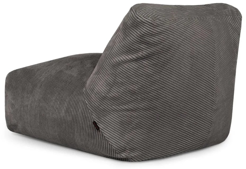 Barna kordbársony babzsákfotel Tube 100 – SLOWDOWN