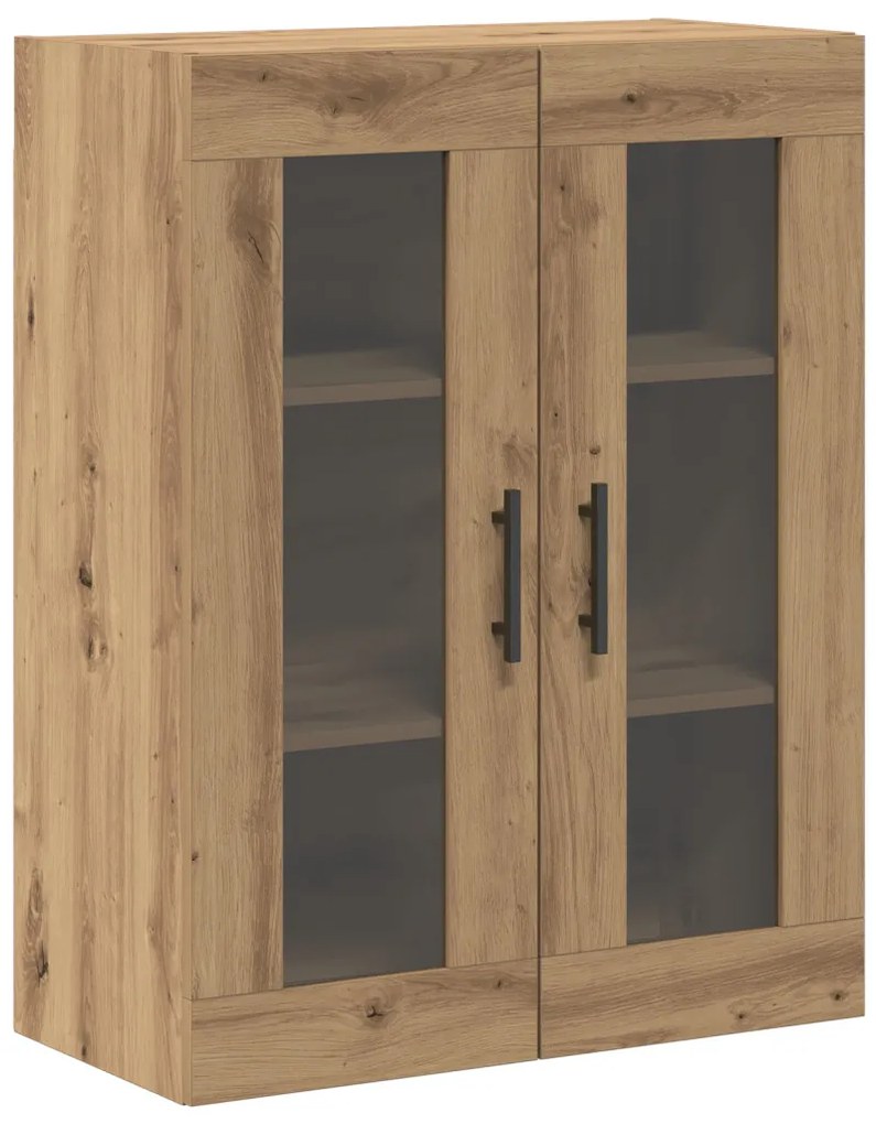 Fali Szekrények 2 db Artisan Tölgy 69.5x34x90 cm Mérnöki Fa