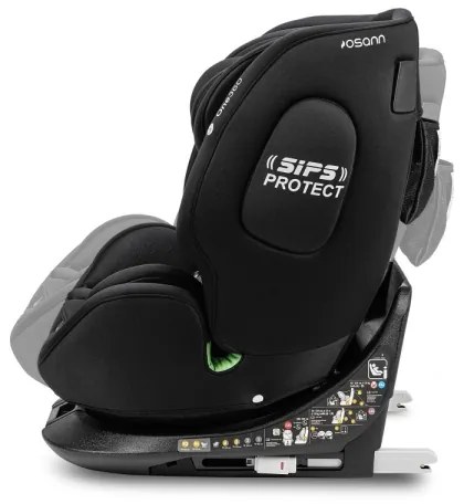OSANN - ONE 360 i-Size autósülés 40-150 cm teljesen fekete