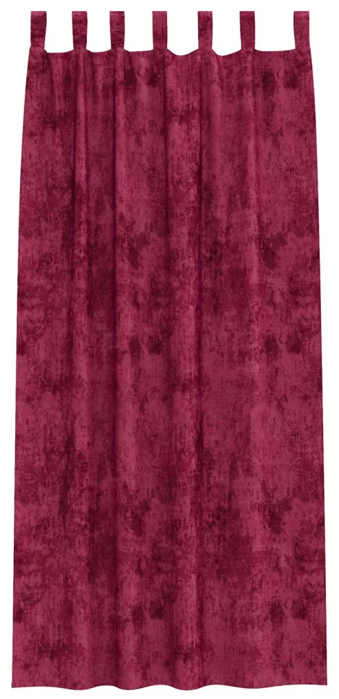 Bársonyos Függönyök 2 db Gombfüllel Burgundi Vörös 225x140 cm