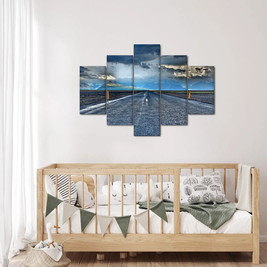 Kép egy viharról az úton (150x105 cm)