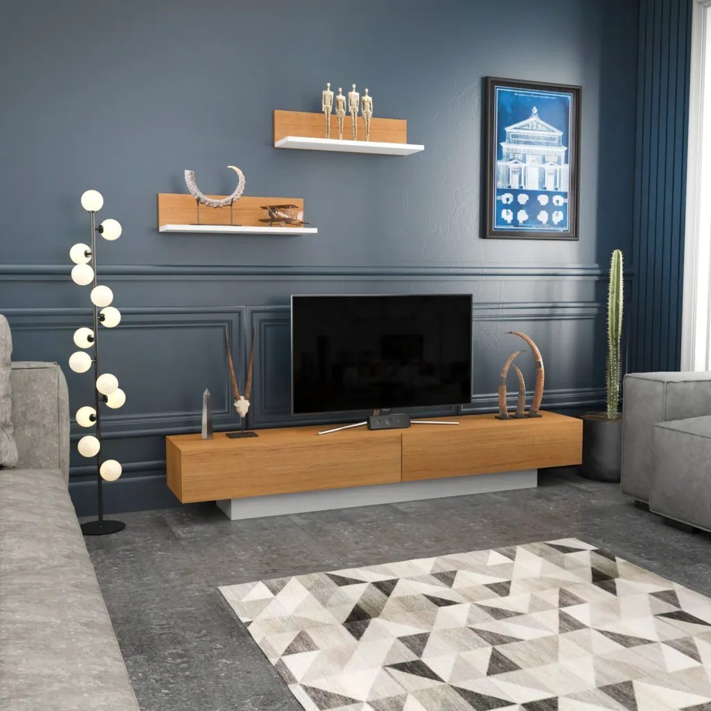 Lusi - White, Teak