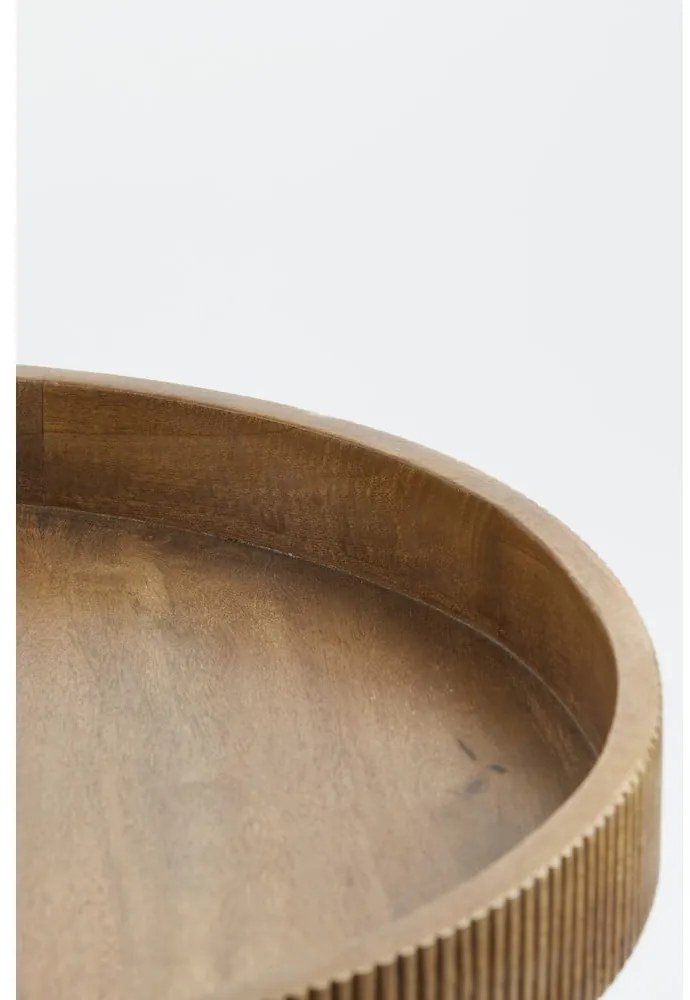 Mangófa kerek tárolóasztal ø 50 cm Kalomo – Light & Living