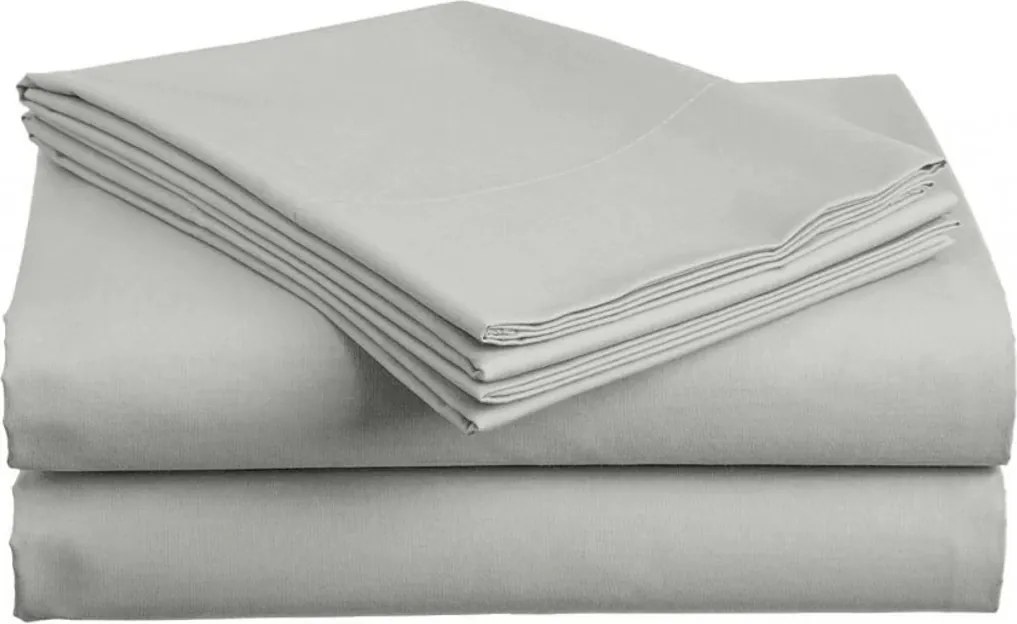 Mikroplüss lepedő BASIC világosszürke 200x220 cm