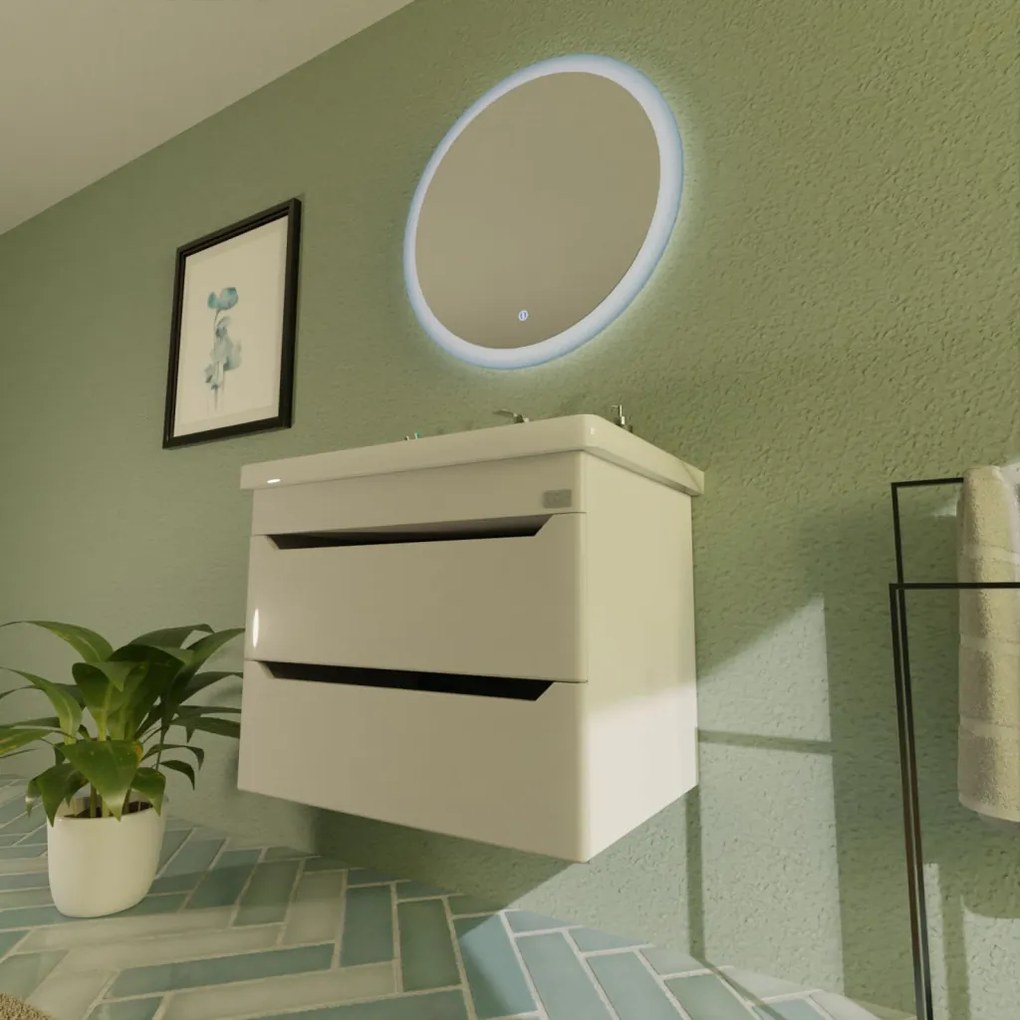 TMP SHARP 100 fali fürdőszobabútor - Isvea Sistema S mosdóval - 101 x 45,5cm