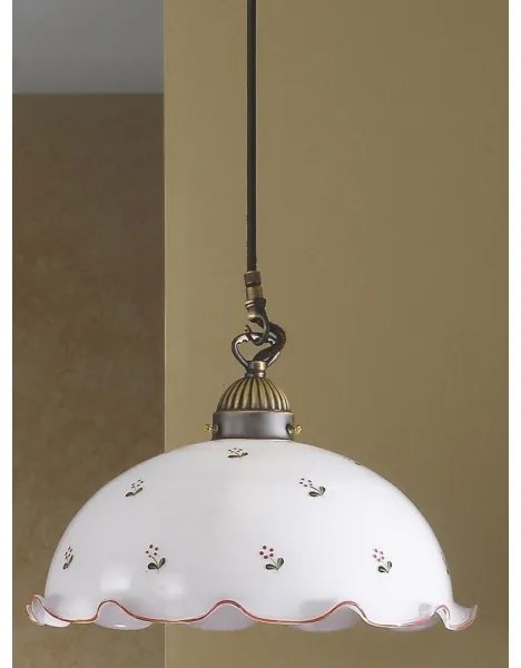 Kolarz 731.30.71 - Csillár zsinóron NONNA 1x E27/75W/230V piros