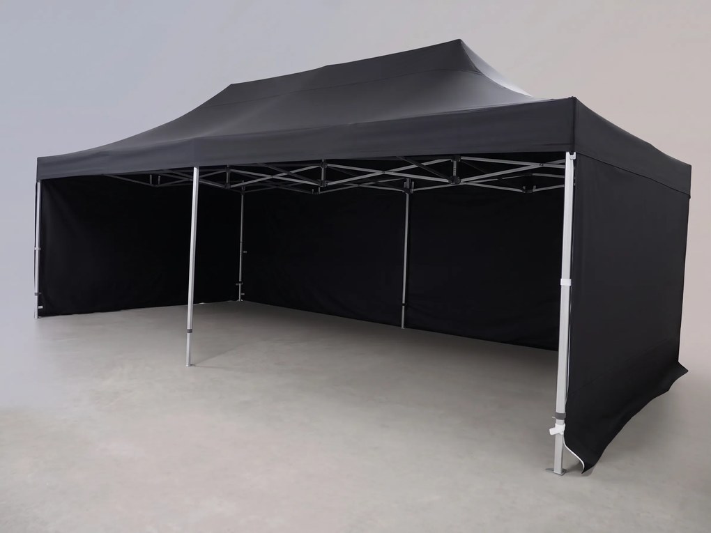 Party sátor 8 × 4 m PROFI HEXA, Zöld