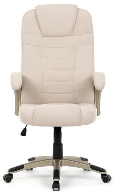 Bézs Szövet Irodai Főnöki Szék, Hinta Mechanikával. KA-C713 CRM2