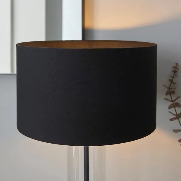 Endon 100440 - LESSINA fényerőszabályozható asztali lámpa 1xE27/10W/230V fekete