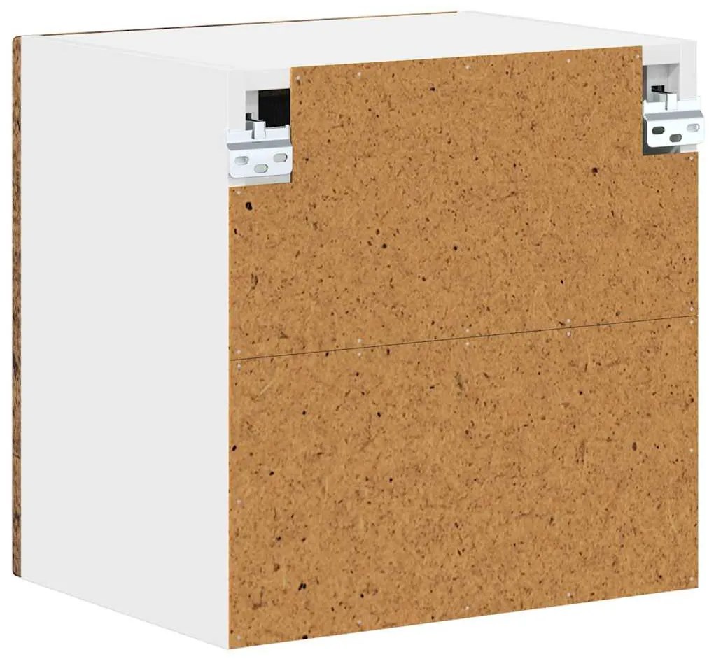 Fali konyhaszekrény 2 pcs Öreg fa 40 x 31 x 40 cm Faanyag