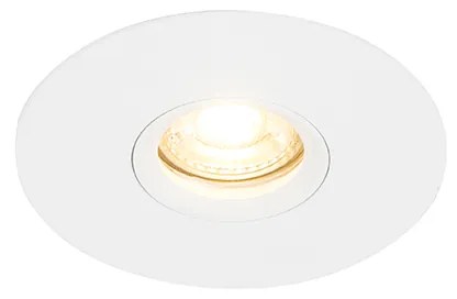 Modern beépített spotlámpa fehér 12 cm - Buco