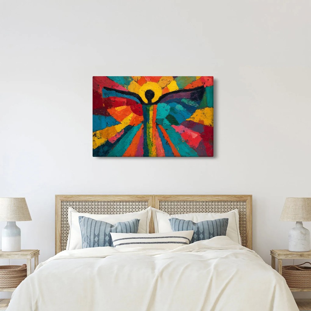 Kép - Festett angyal (90x60 cm)