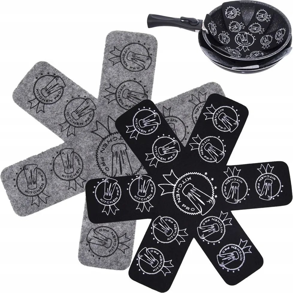 2x Védő távtartók serpenyő edényekhez Alátét Konyhai szőnyegek