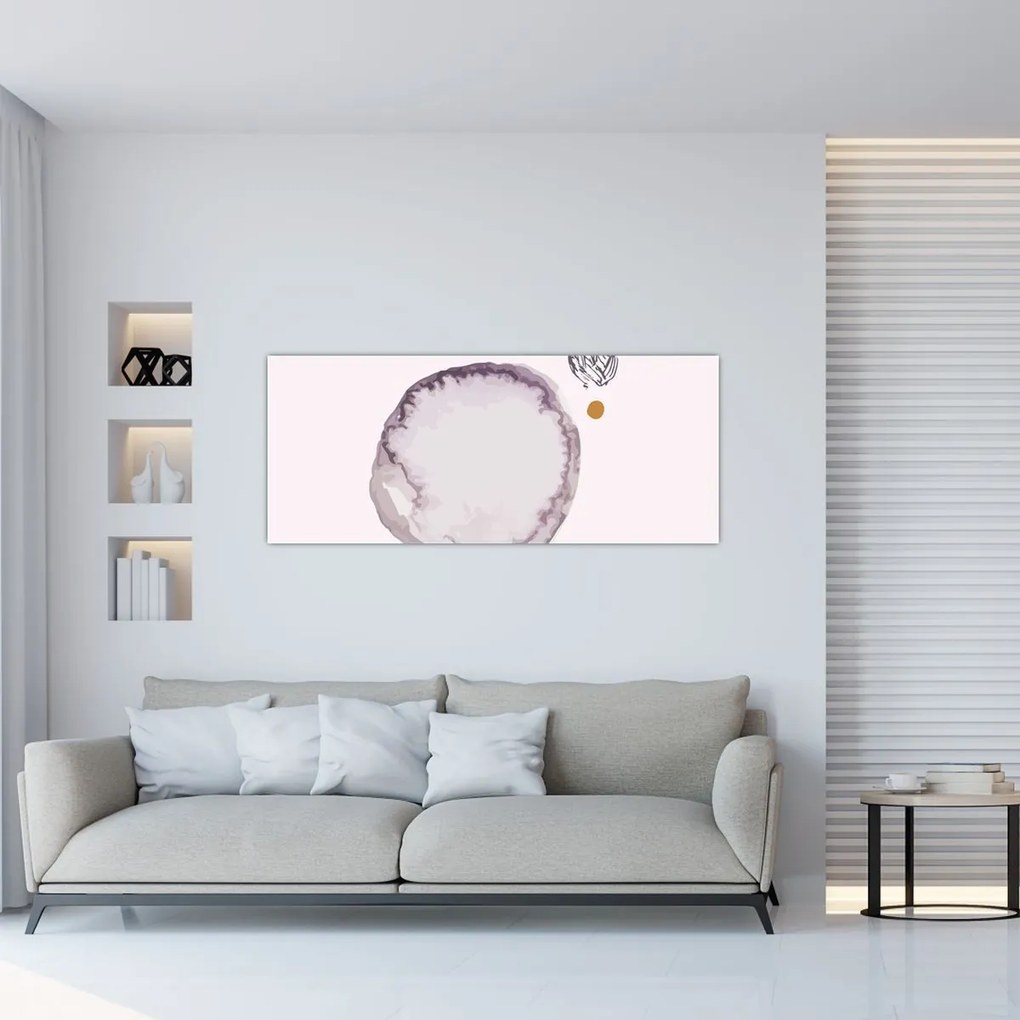 Kép - Lila minimalizmus N⁰4 (120x50 cm)