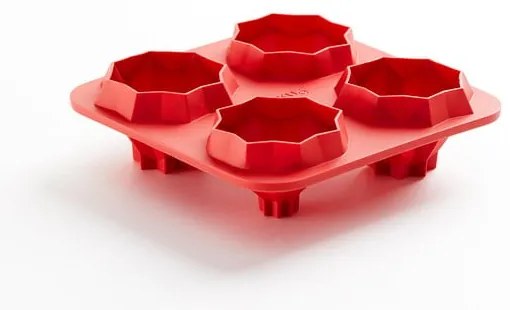 Fortune Origami piros szilikon sütőforma - Lékué