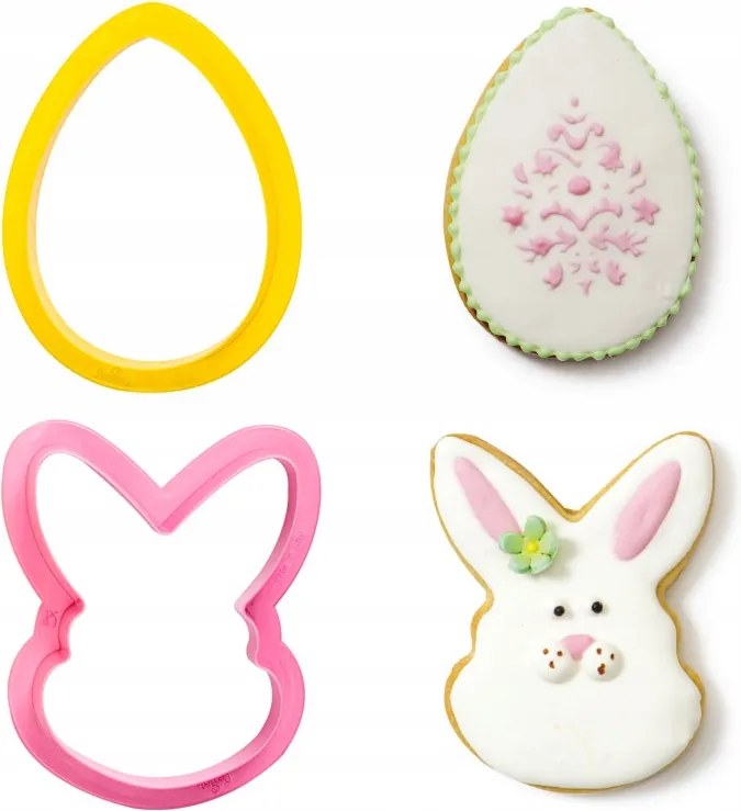 Decora Tojás és nyuszi forma 2 db