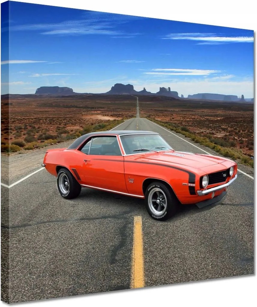 Vászonkép 30x30 Narancssárga Chevrolet Ss