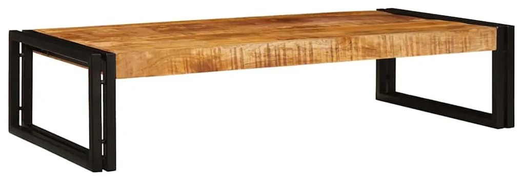 Fürdőszobai polc 100 x 50 x 23 cm Tömör mangófa és vas