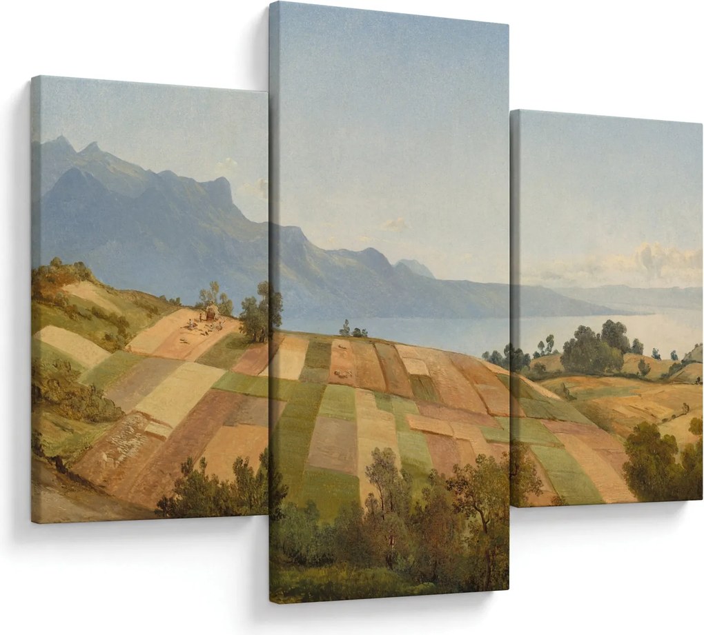 Kép - Alexandre Calame, Swiss Landscape, reprodukciók (90x60 cm)